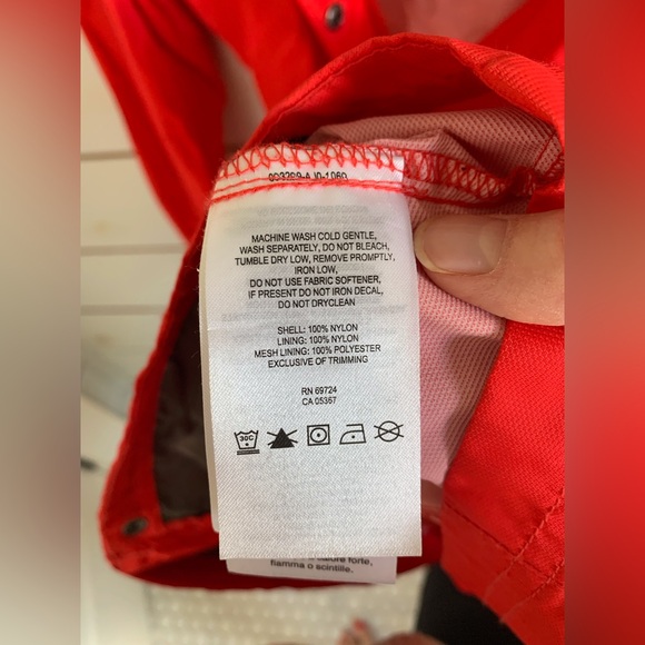 Red Columbia Rain coat - Picture 5 of 5
